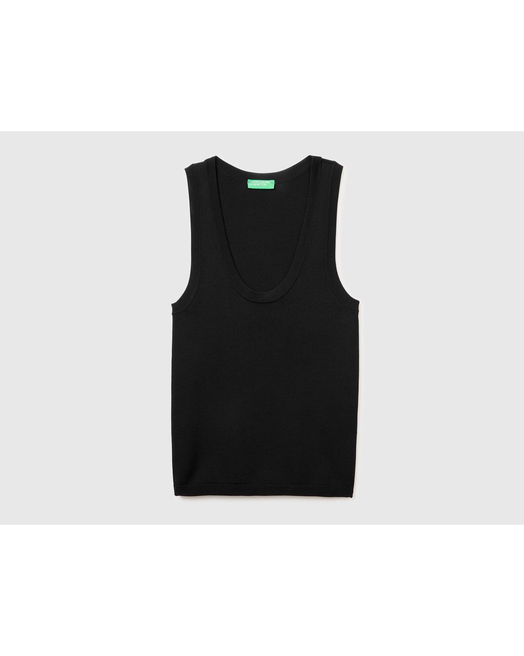 Benetton Black Benetton, Knitted Tank Top