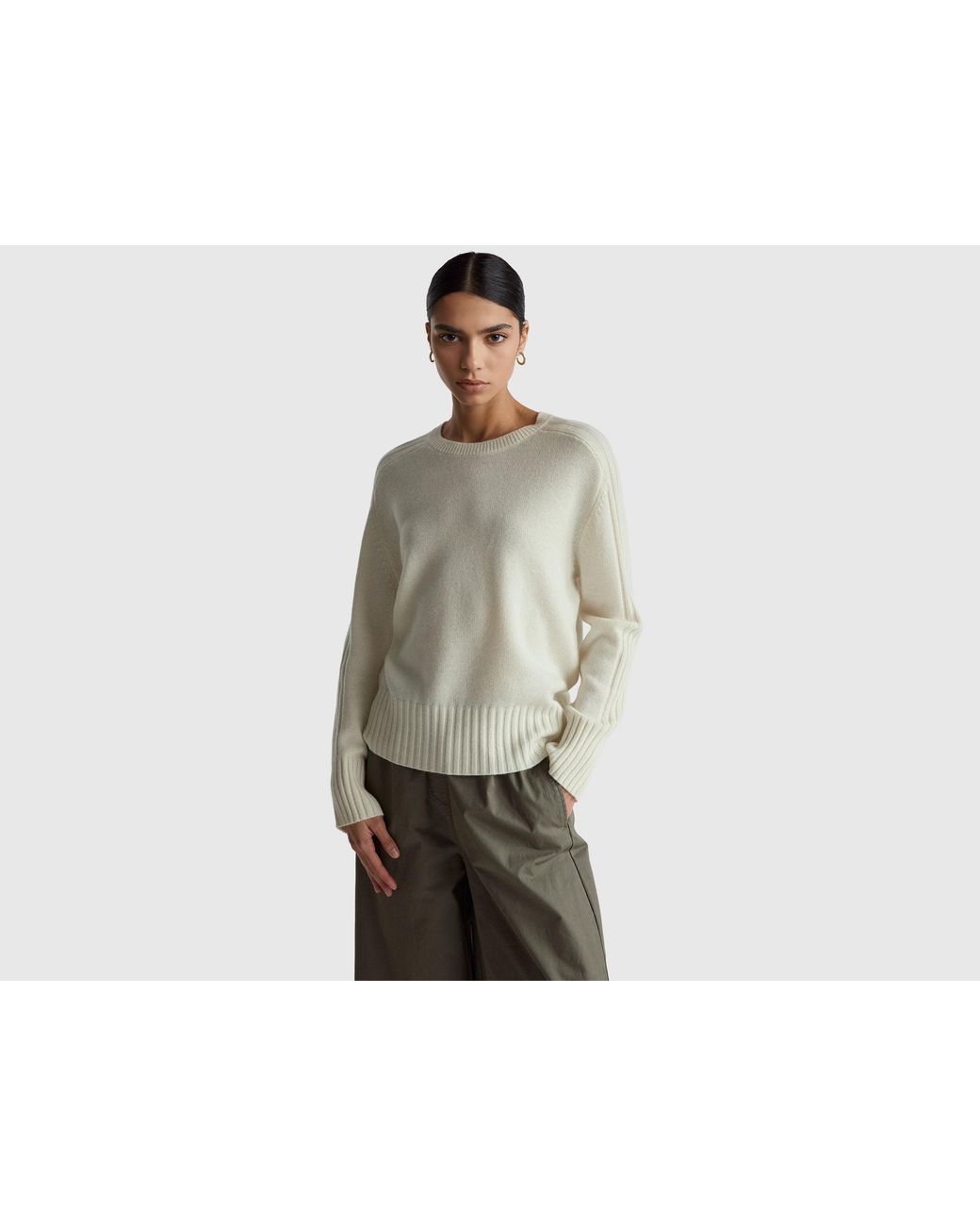 Benetton Black Benetton, Oversized Sweater