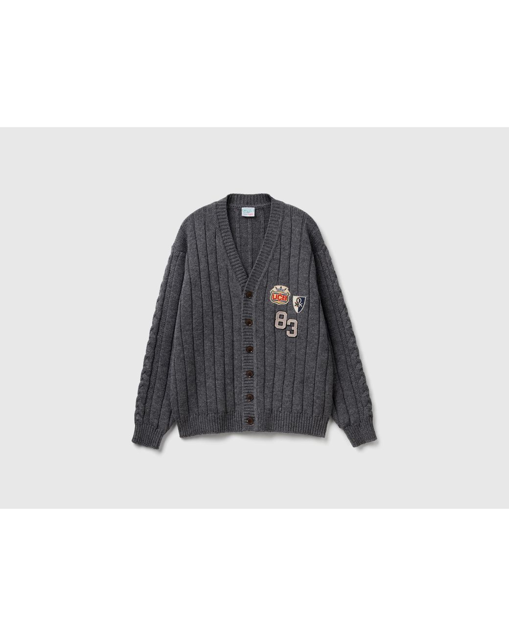 Benetton Black Benetton, Stranger Things Cardigan for men