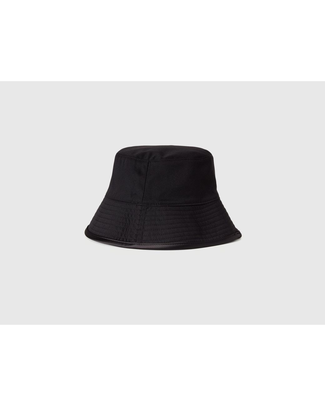 Benetton Black Benetton, Reversible Bucket Style Hat