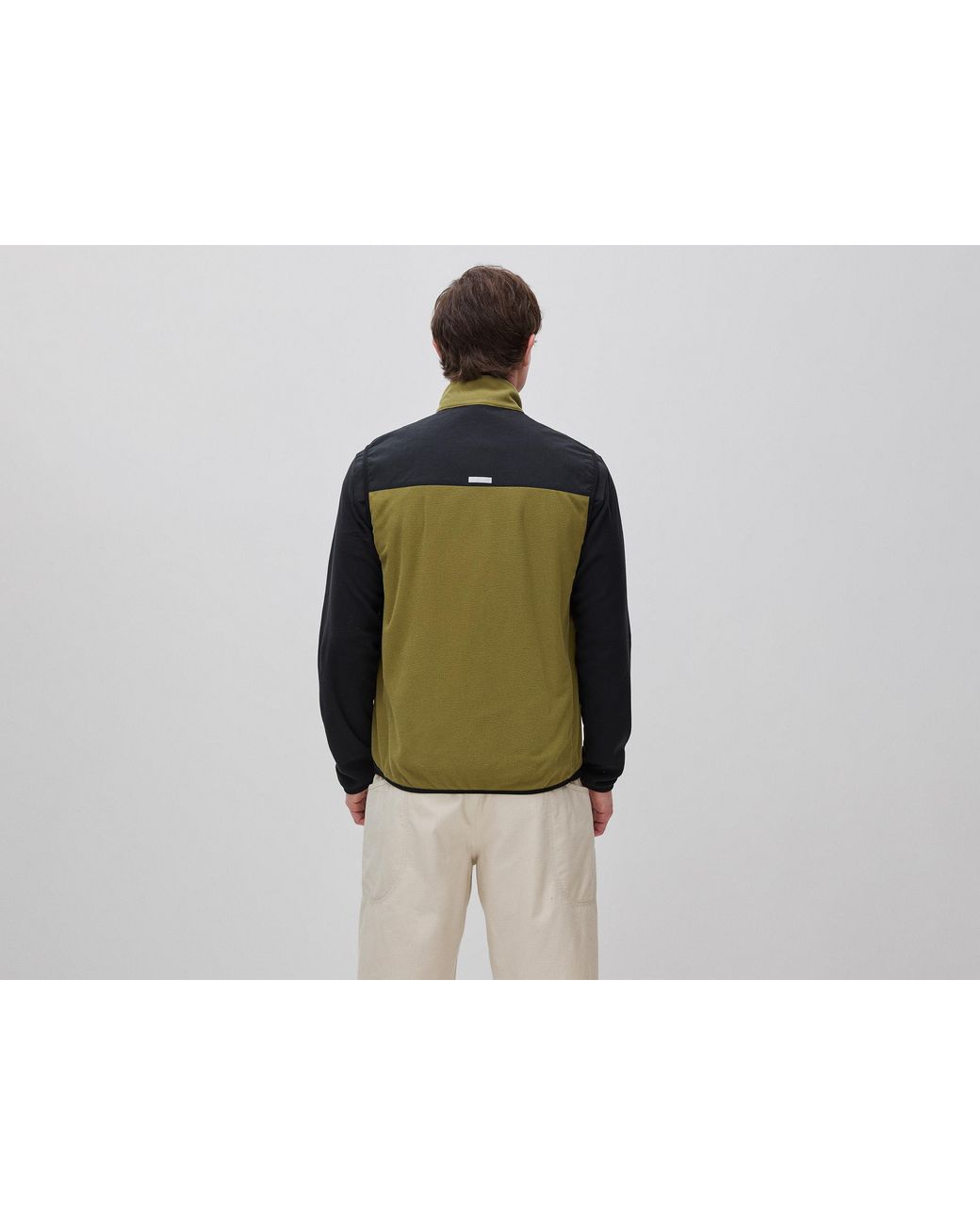 Benetton Black Benetton, Polartec Technical Fleece Vest for men