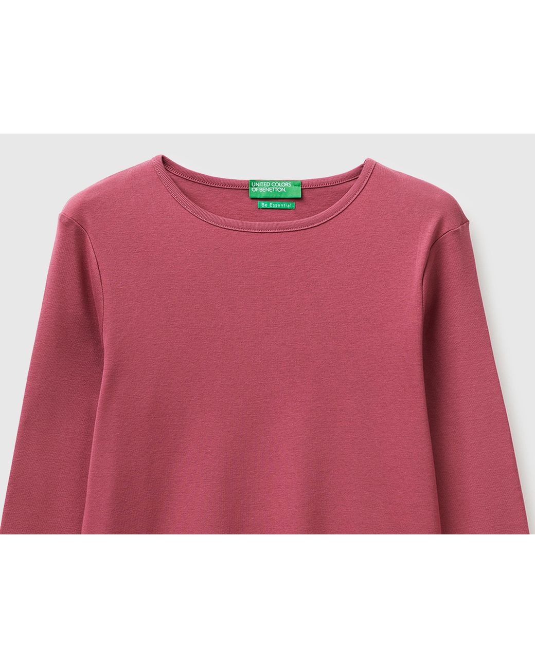 Benetton Red Benetton, Slim Fit Long Sleeve T-Shirt