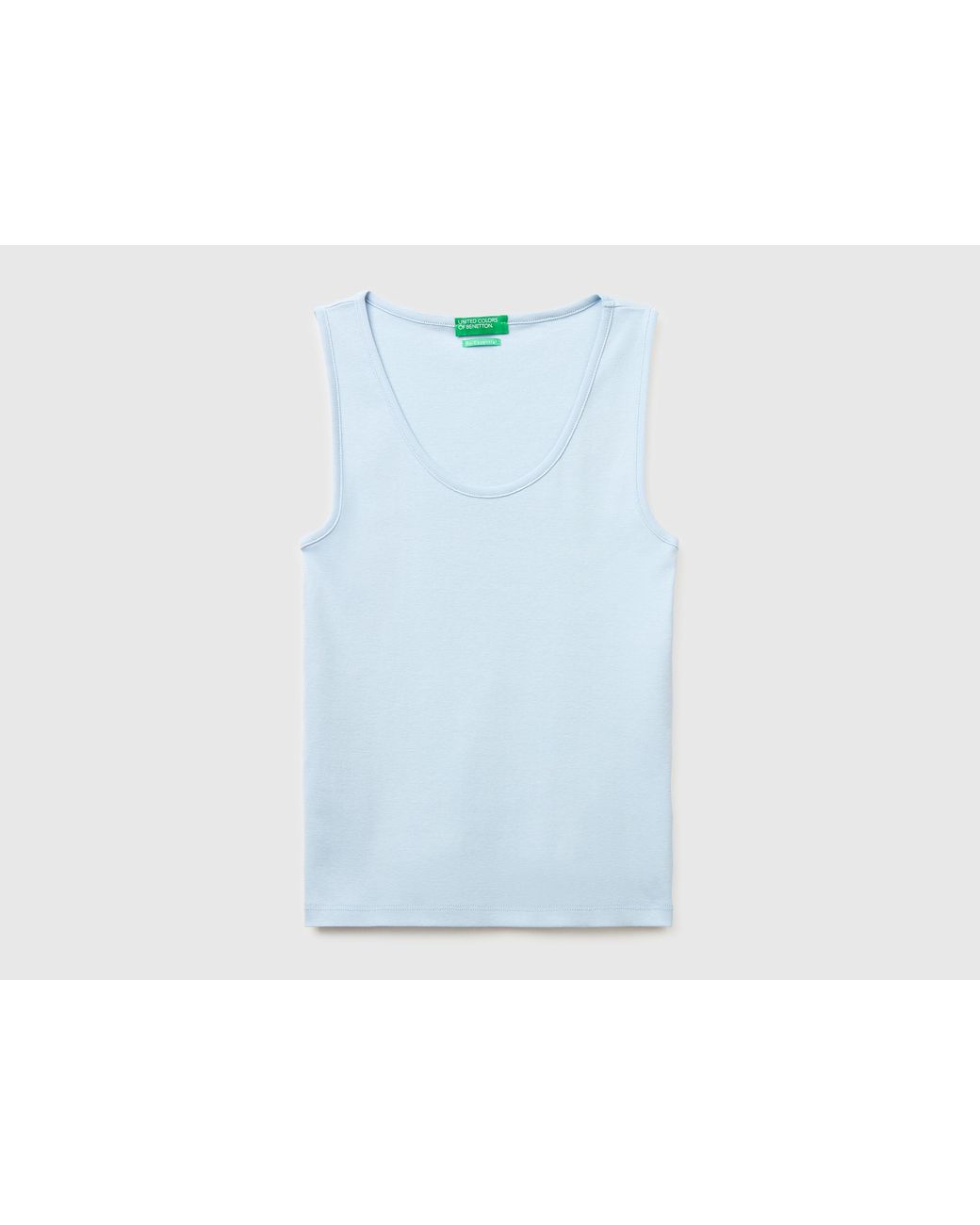 Benetton Black Benetton, Slim Fit Ribbed Tank Top