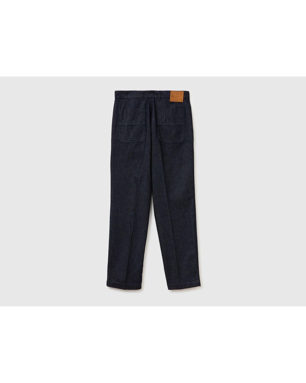 Benetton Black Benetton, Straight Fit Jeans Chinos for men