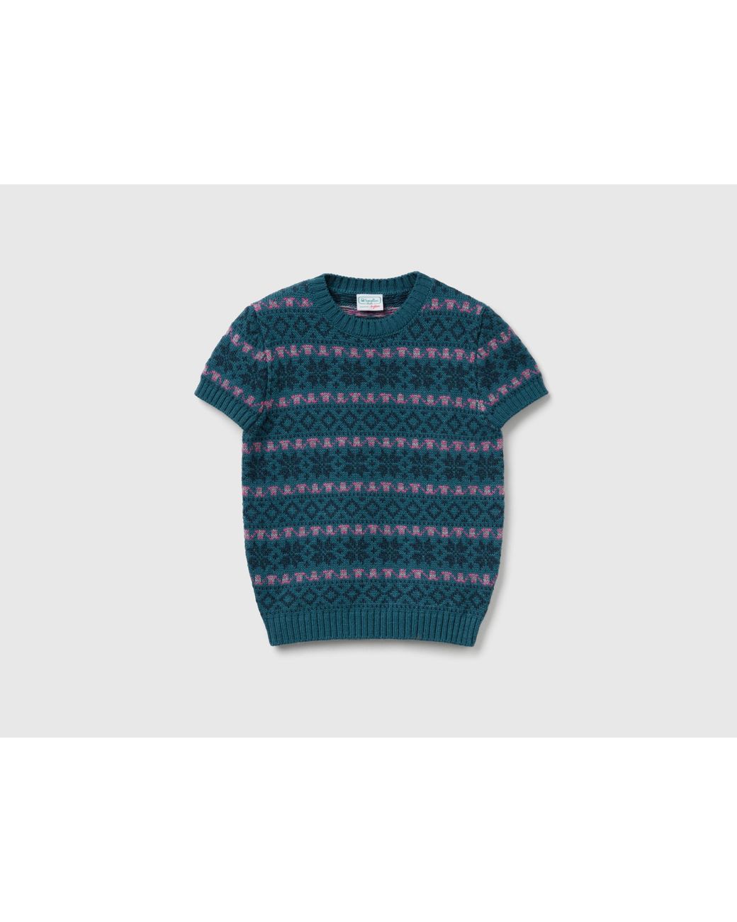 Benetton Black Benetton, Stranger Things Jacquard Sweater