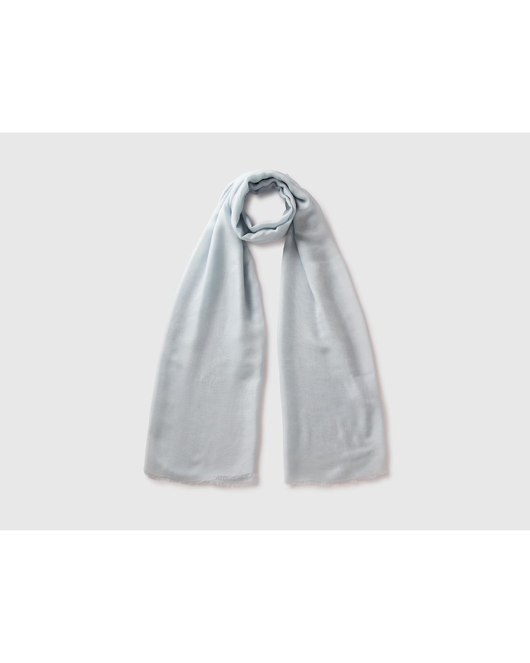 Benetton Black Benetton, Silk Blend Scarf