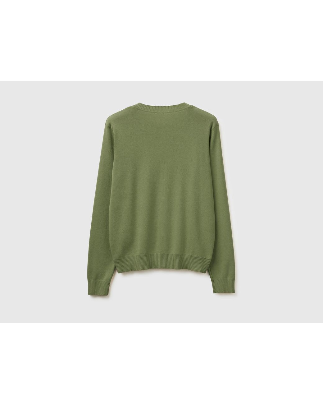 Benetton Green Benetton, V-Neck Sweater