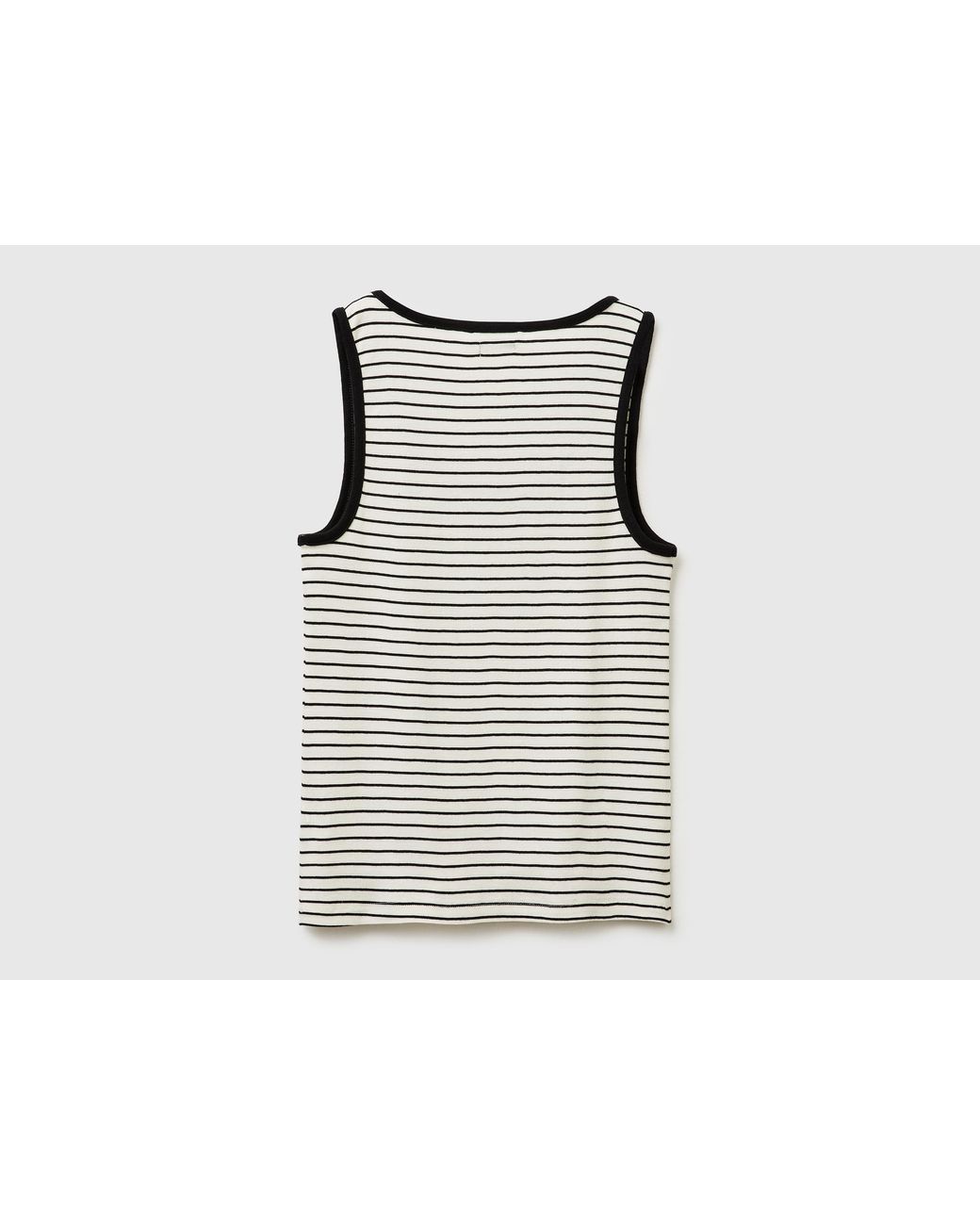 Benetton Black Benetton, Striped Tank Top