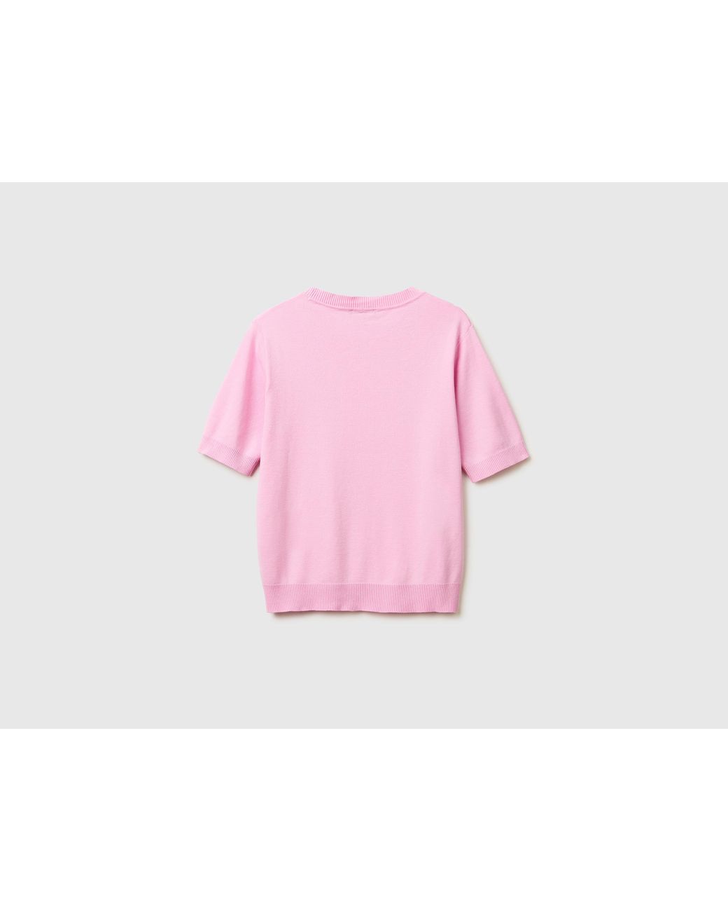 Benetton Pink Benetton, Short Sleeve Sweater
