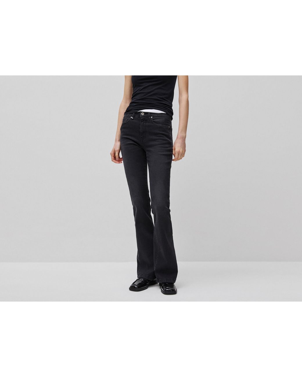 Benetton Black Benetton, Stretch Flare Fit Jeans