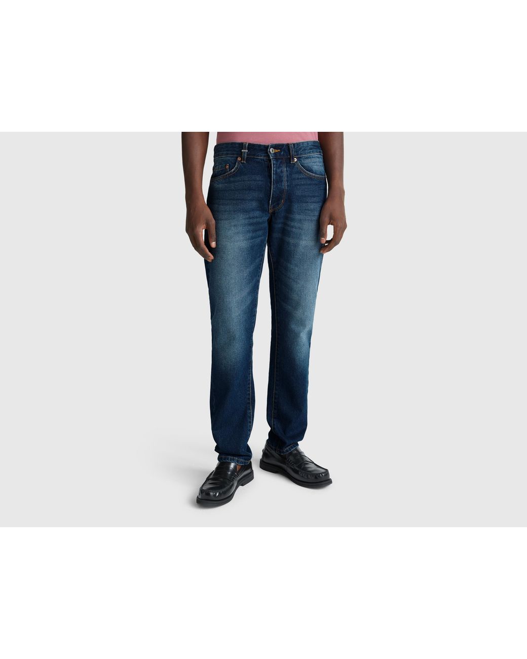 Benetton Black Benetton, Regular Fit Jeans for men