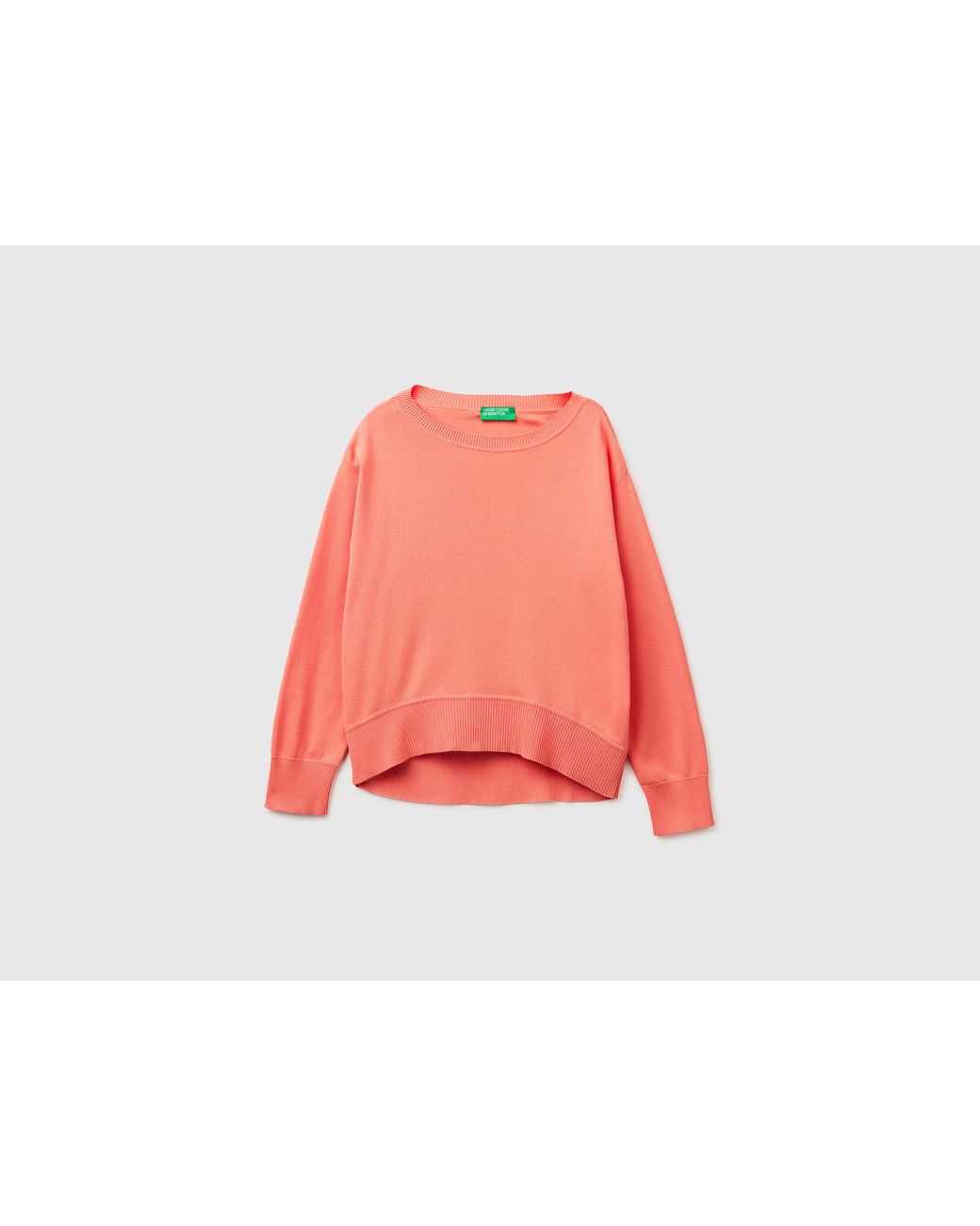 Benetton Red Benetton, Premium Cotton Oversized Sweater
