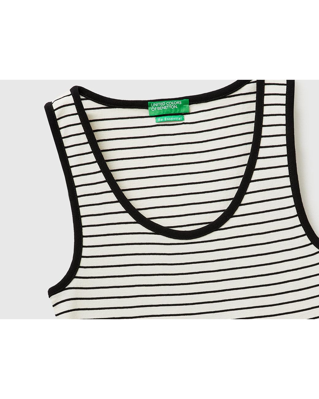 Benetton Black Benetton, Striped Tank Top