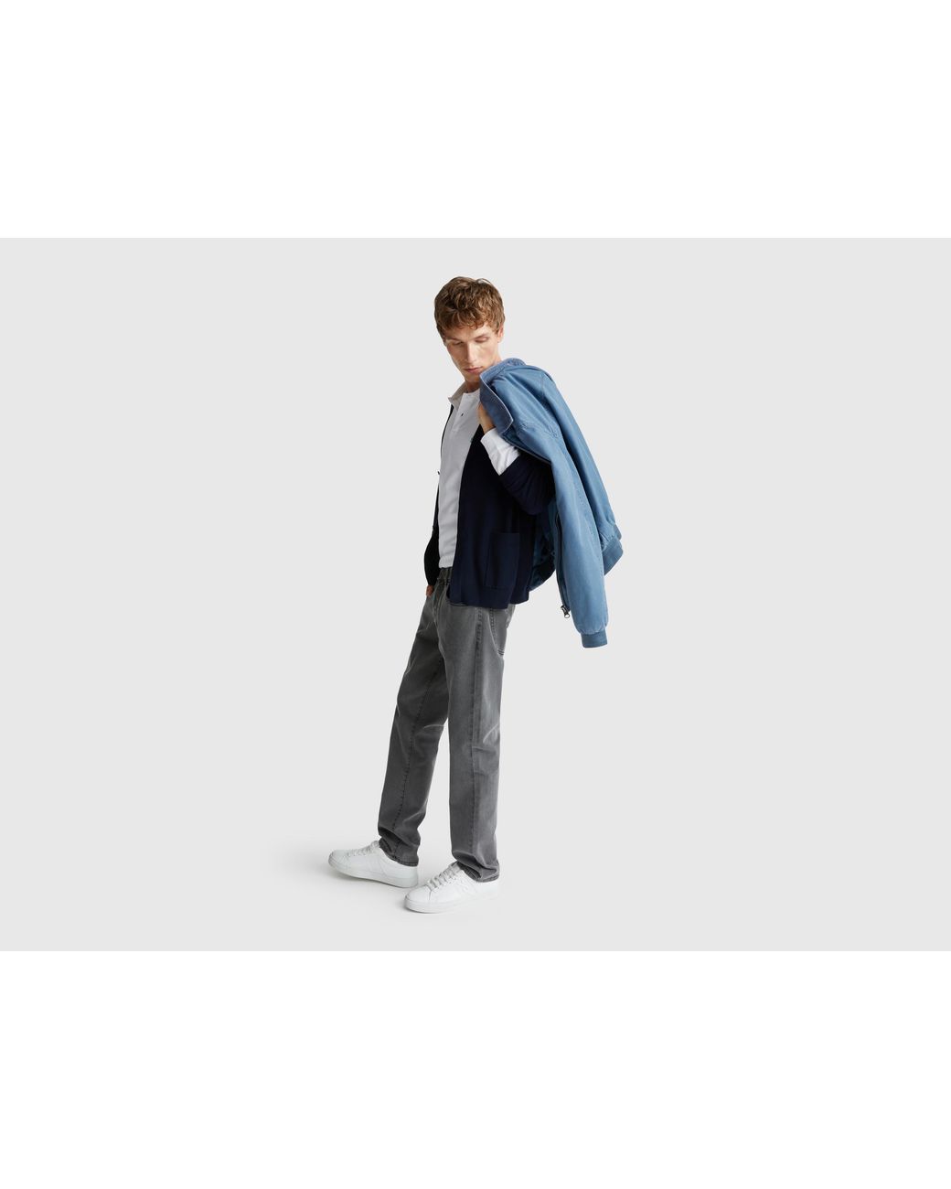 Benetton Black Benetton, Cardigan for men