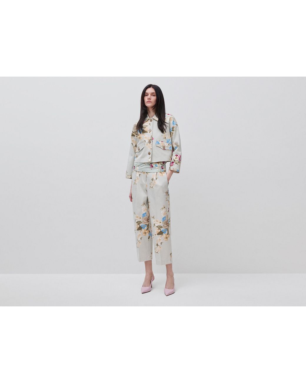 Benetton Black Benetton, Floral Jacket