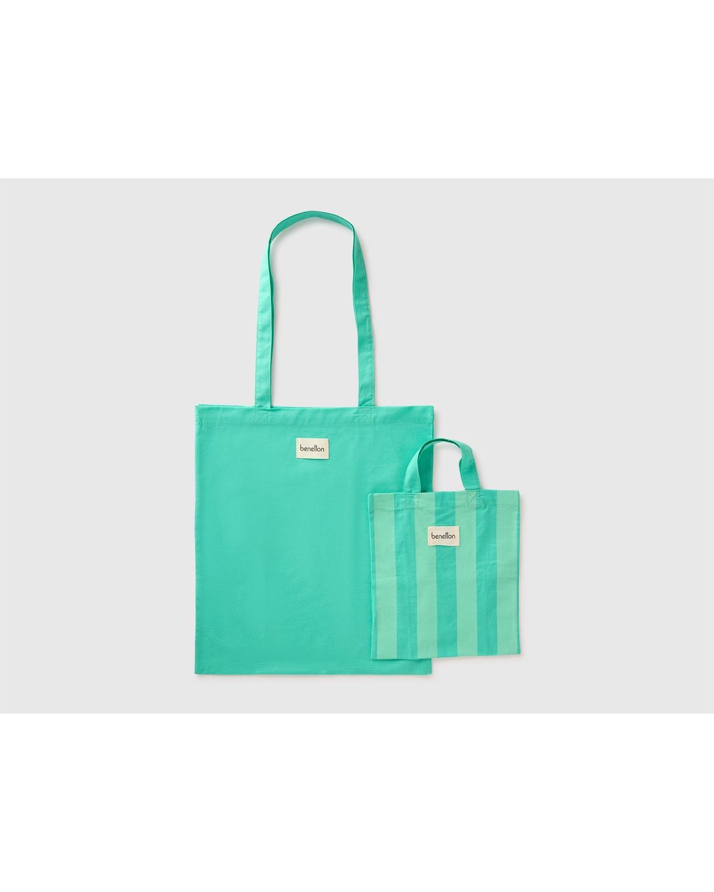 Benetton Green Benetton, Two Canvas Bags