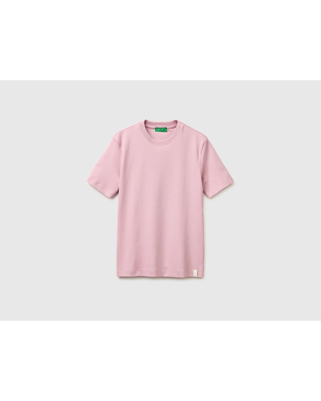 Benetton Pink Benetton, Regular Fit Crew Neck T-Shirt