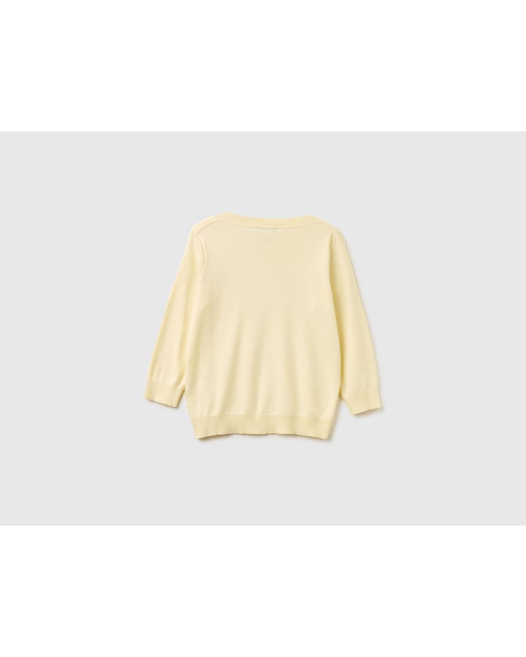 Benetton Black Benetton, Light Sweater With Boat Neck