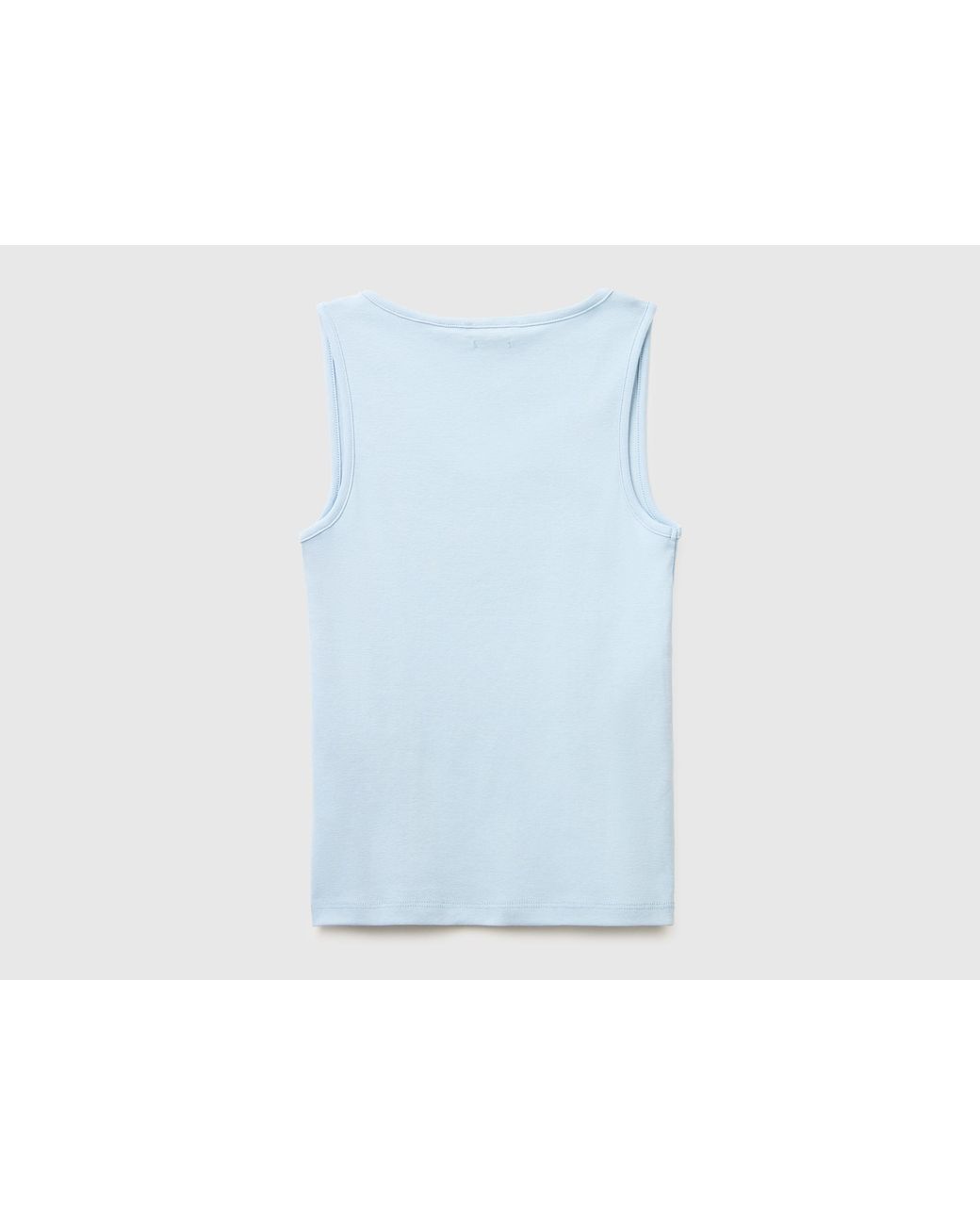 Benetton Black Benetton, Slim Fit Ribbed Tank Top