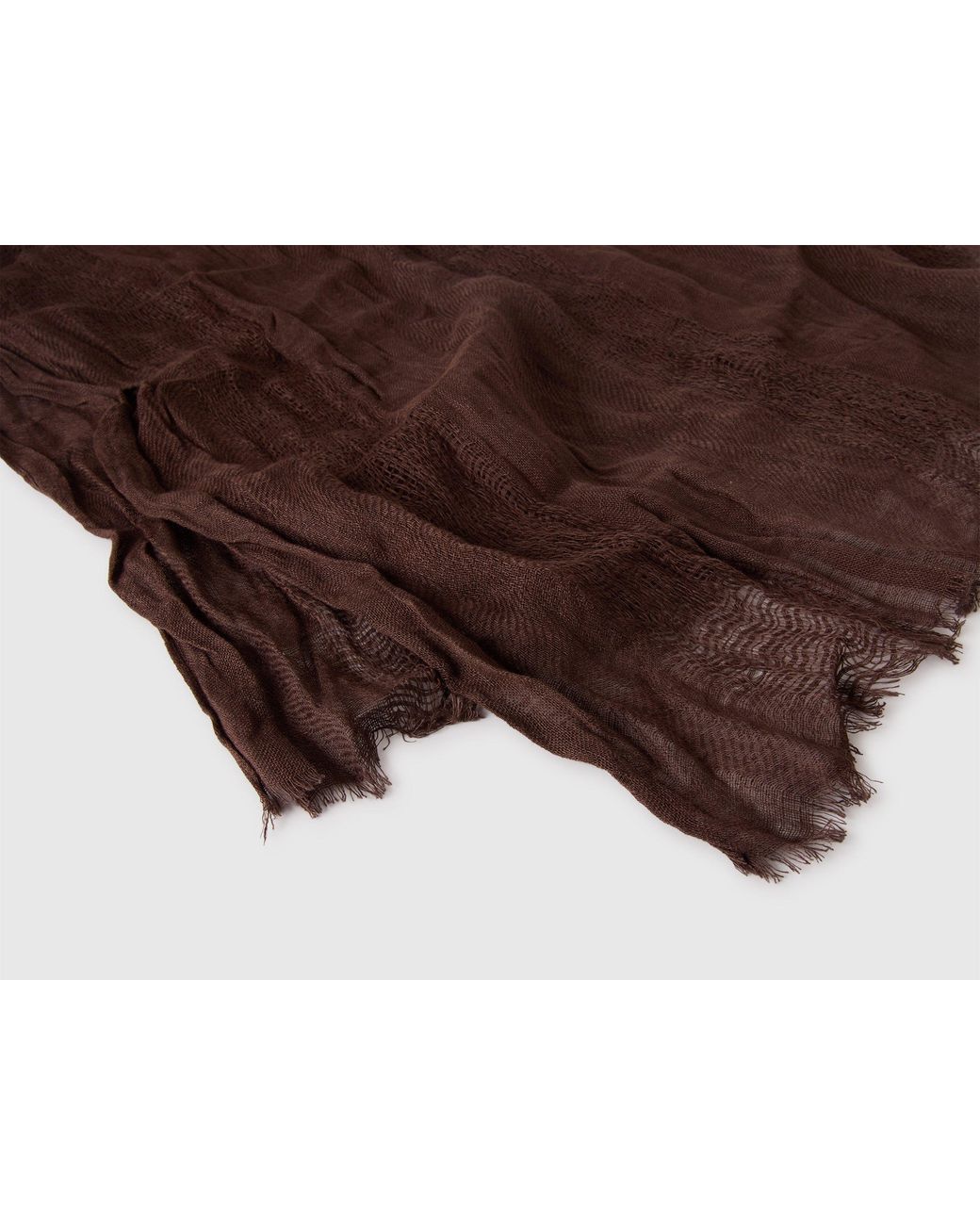 Benetton Brown Benetton, Pure Linen Scarf