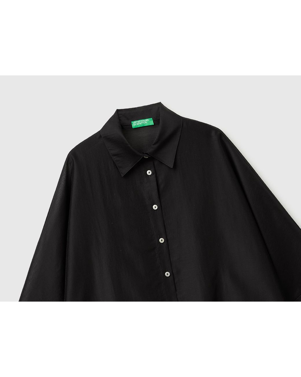 Benetton Black Benetton, Flowing Shirt