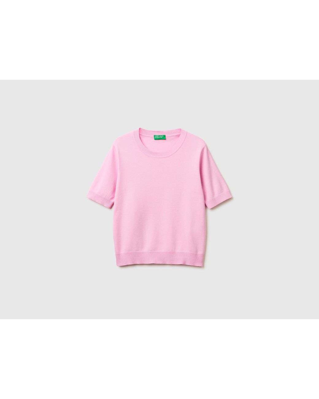 Benetton Pink Benetton, Short Sleeve Sweater
