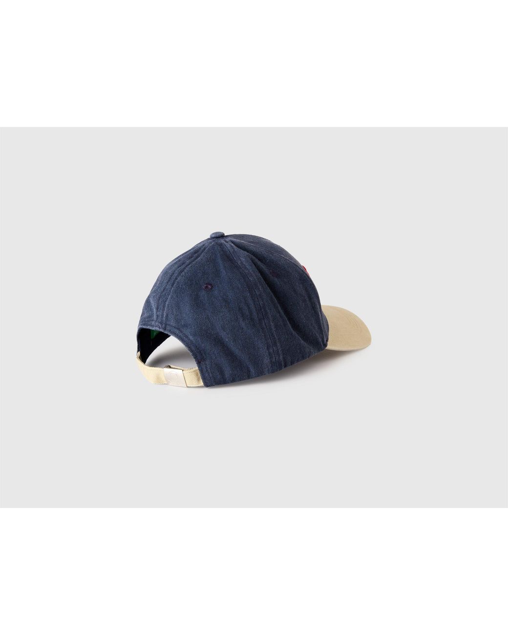 Benetton Black Benetton, Baseball Cap With Embroidery for men