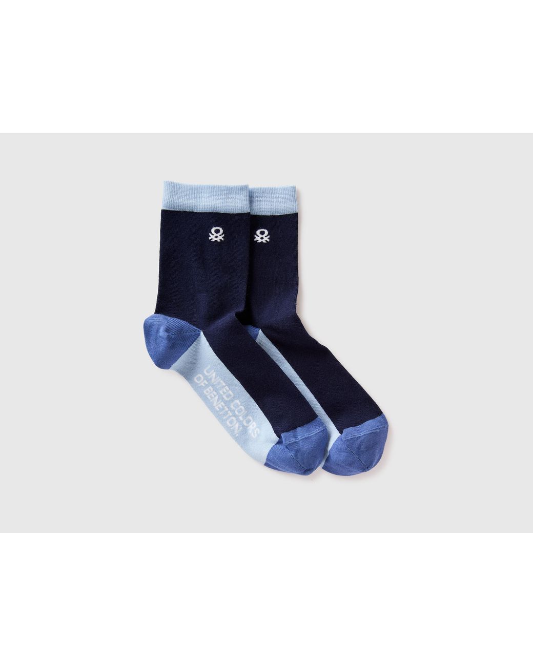 Benetton Blue Benetton, Jacquard Socks
