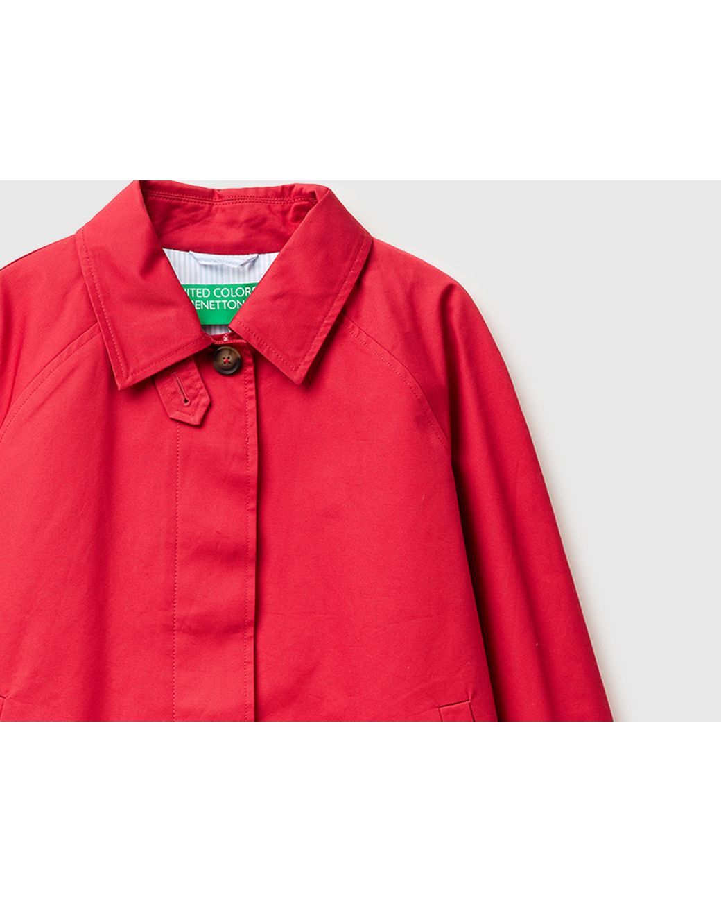 Benetton Red Benetton, Short Trench Coat