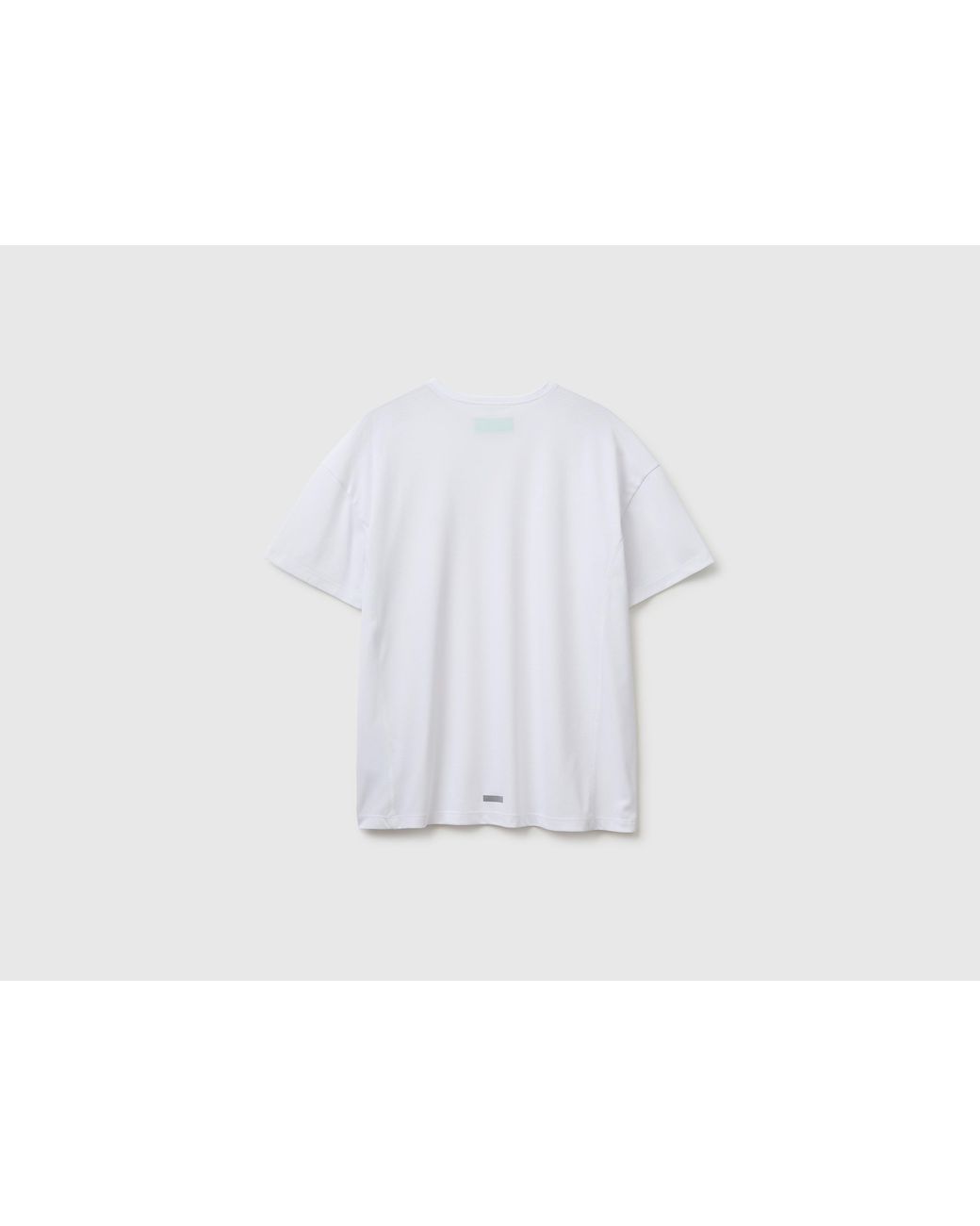 Benetton White Benetton, Polartec Technical Fabric T-Shirt for men