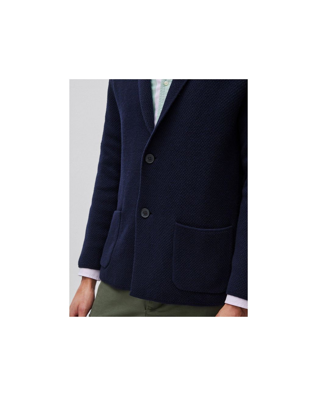 Benetton Black Benetton, Knit Blazer for men
