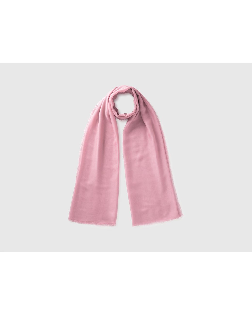Benetton Pink Benetton, Silk Blend Scarf