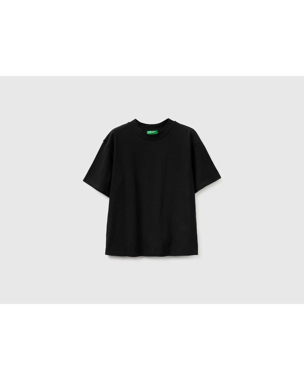 Benetton Black Benetton, Crew Neck T-Shirt