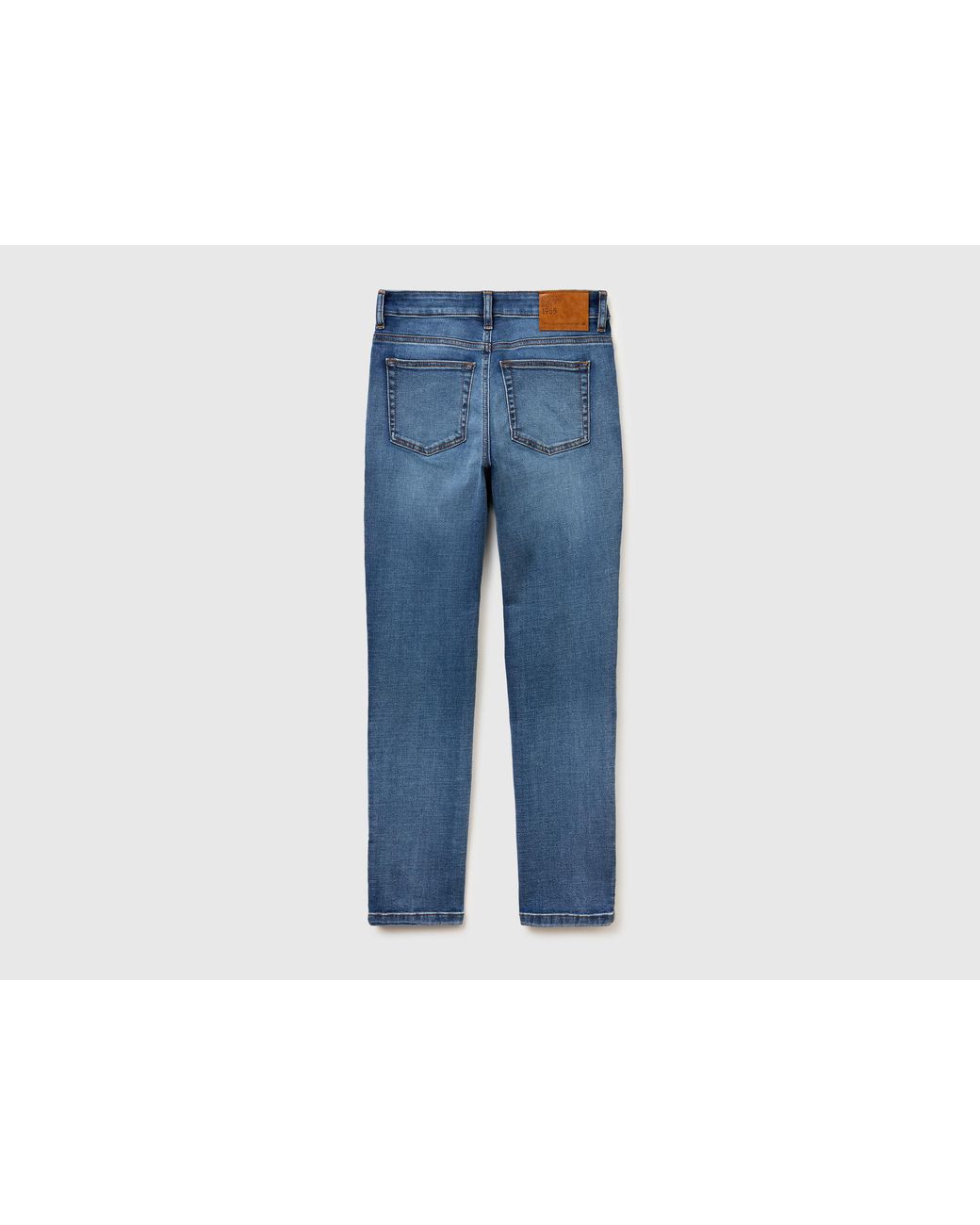 Benetton Blue Benetton, Slim Fit High-Waisted Jeans