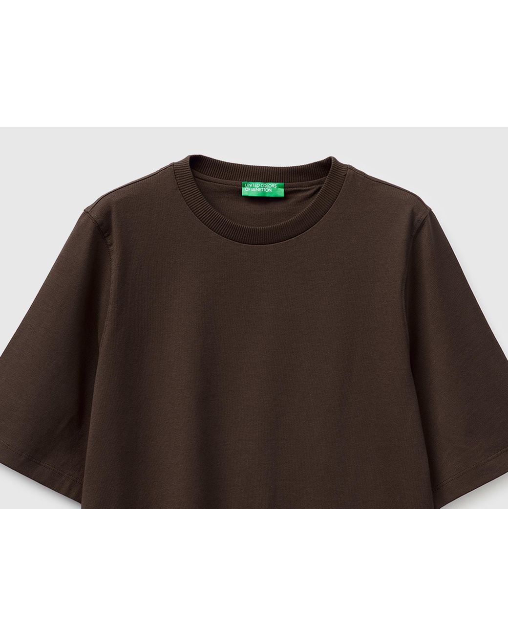 Benetton Black Benetton, 100% Cotton Boxy Fit T-Shirt