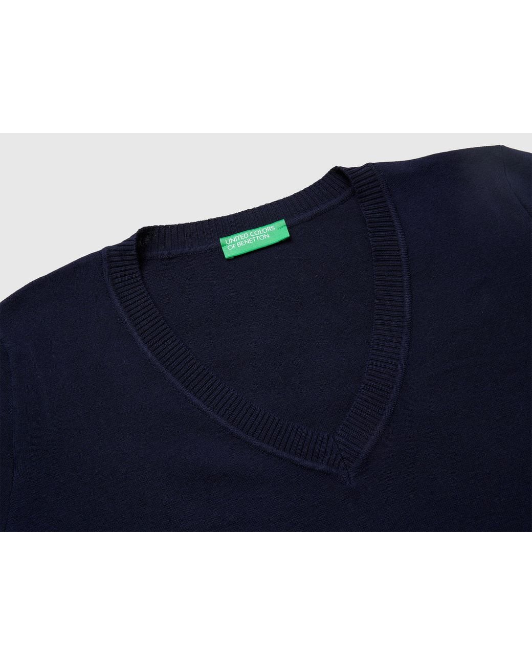 Benetton Blue Benetton, V-Neck Sweater