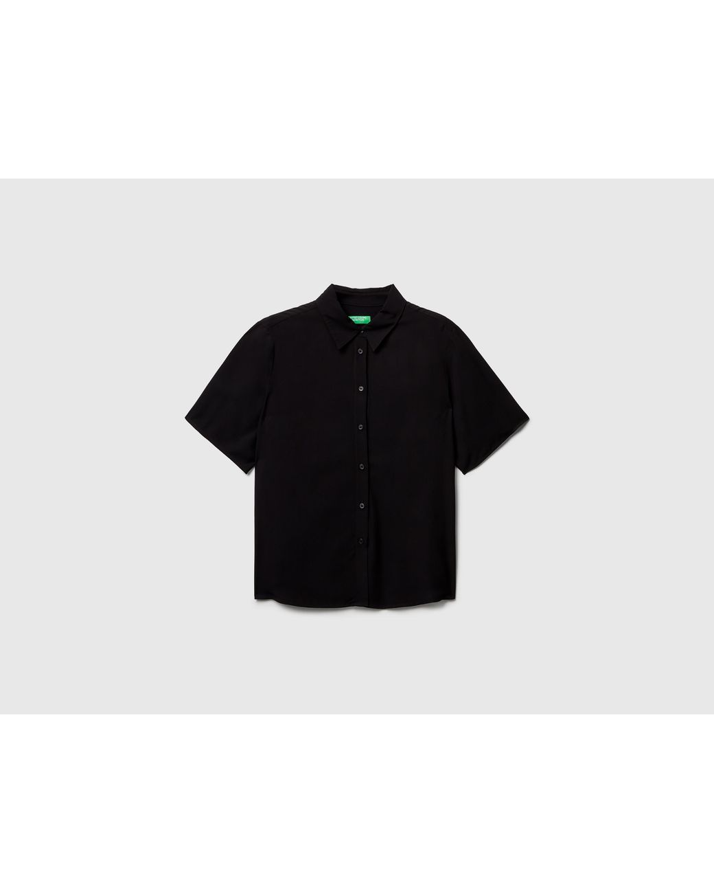 Benetton Black Benetton, 3/4 Sleeve Shirt