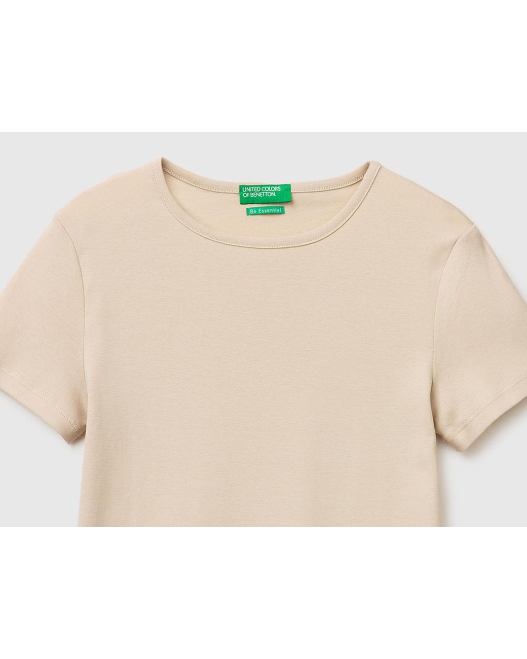 Benetton Black Benetton, Slim Fit Crew Neck T-Shirt