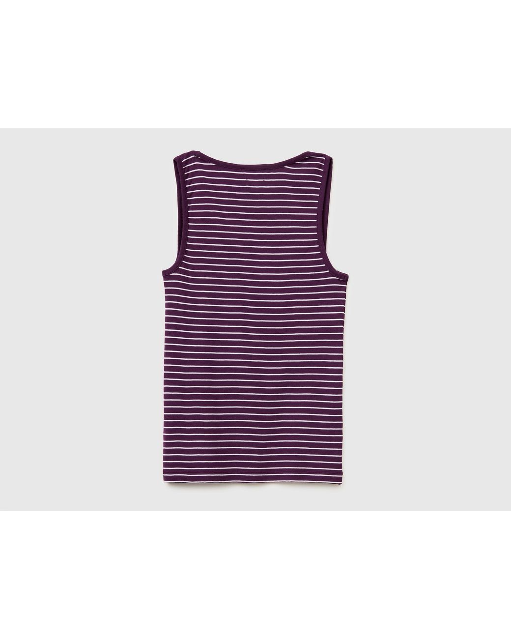 Benetton Purple Benetton, Striped Tank Top