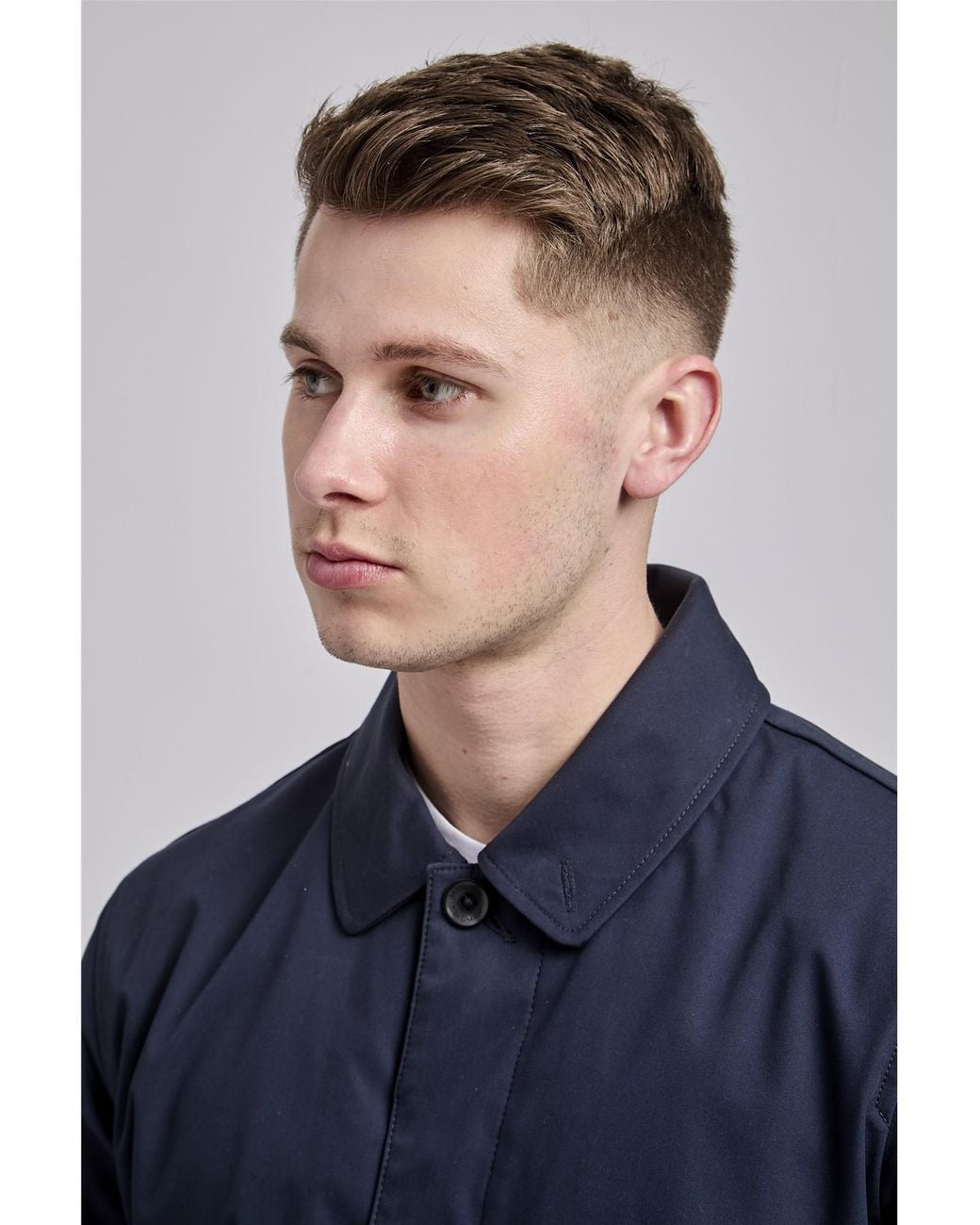Ben Sherman Blue Bonded Mac In for men