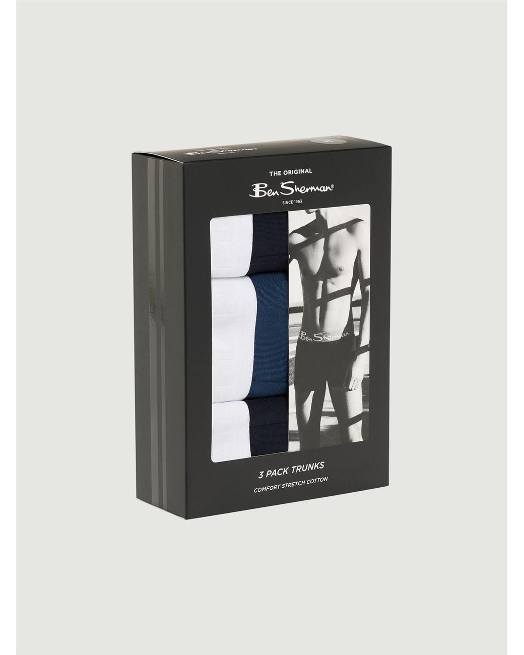 Ben Sherman 3 Pack Signature Pattern mix Underwear In Blue for men