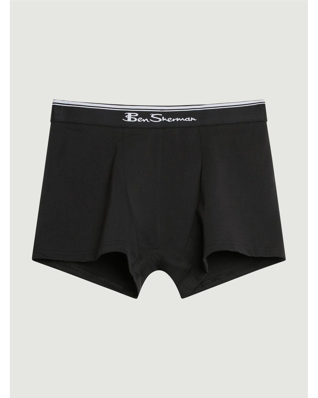 Ben Sherman Green 3 Pack Signature Plain mix Underwear In Assorted for men