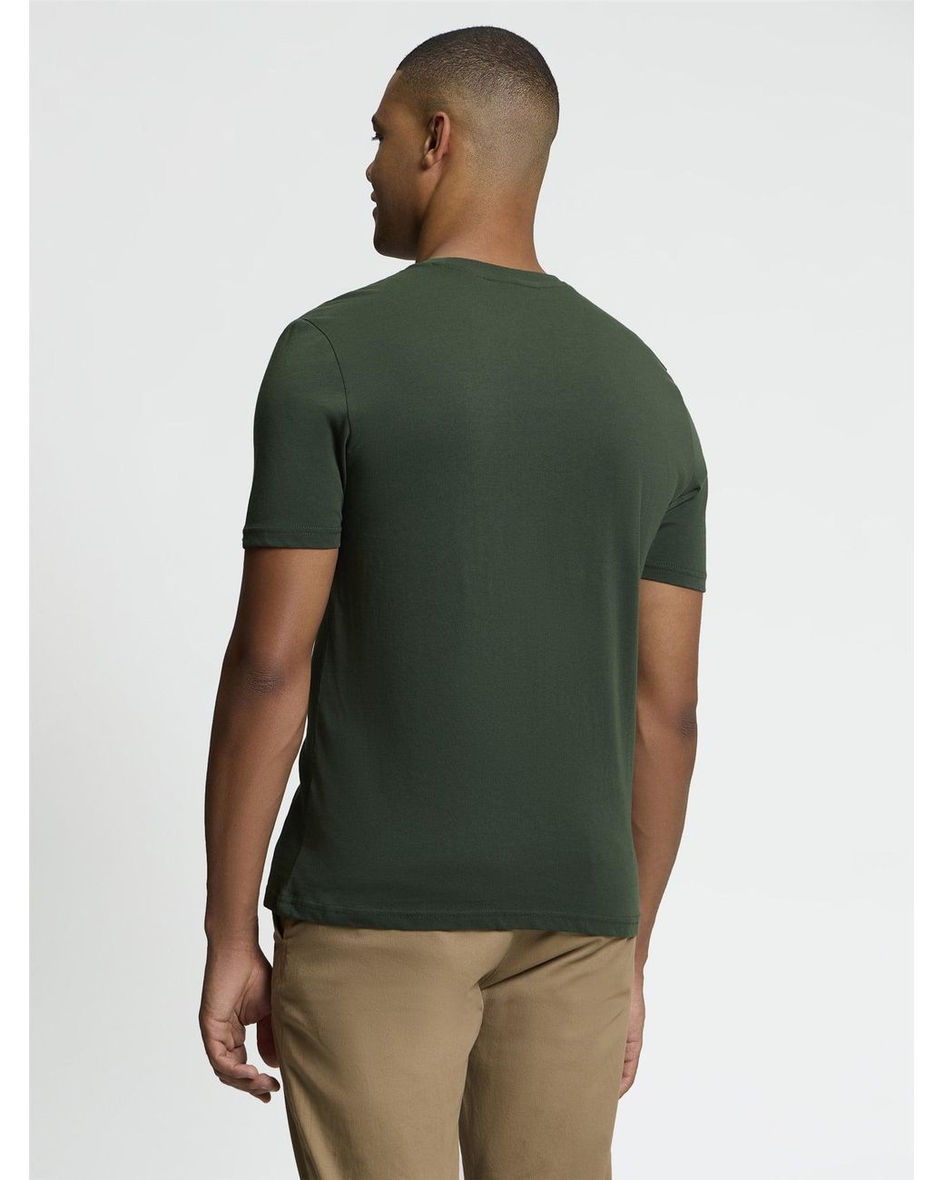 Ben Sherman Short Sleeve Signature Target Tshirt In Bottle Green for men