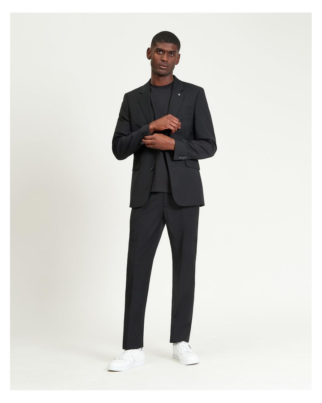 Ben Sherman Black Signature Twill Trouser In for men