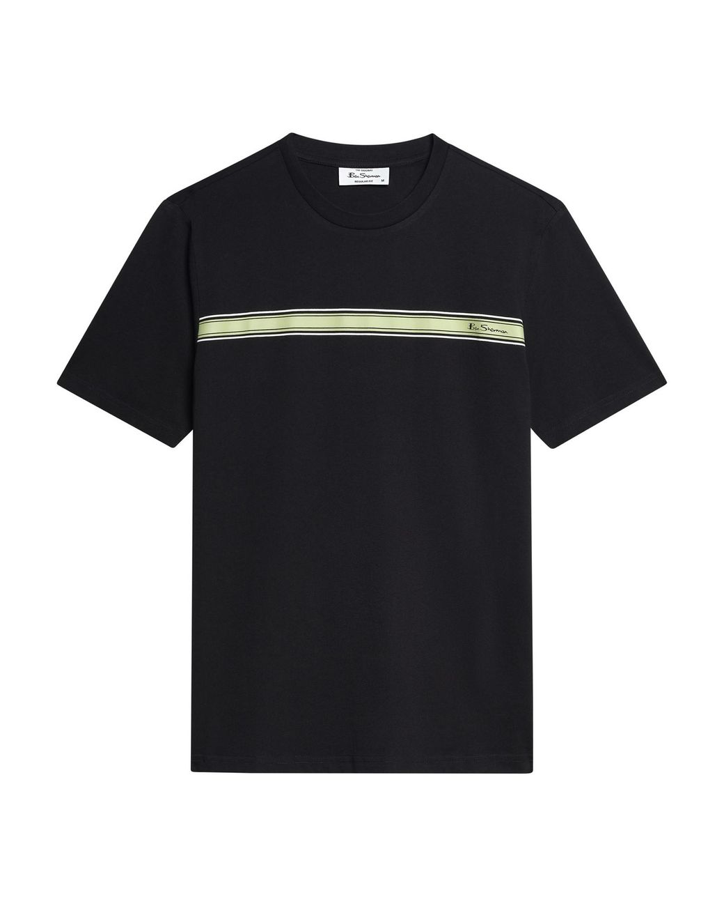 Ben Sherman Multicolor Short Sleeve Core Stripe Tshirt In Black for men