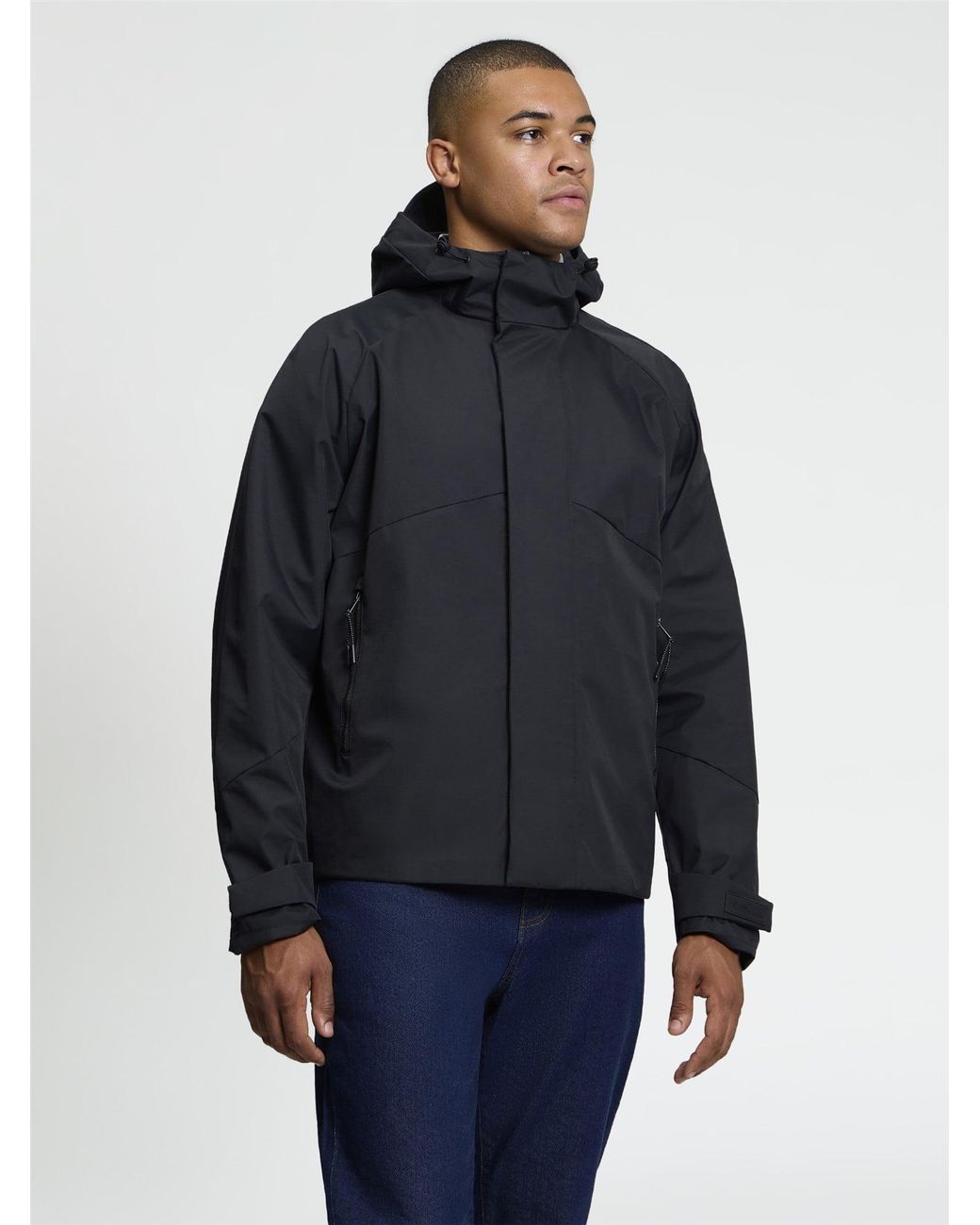 Ben Sherman Blue Uniform Parka In Black for men
