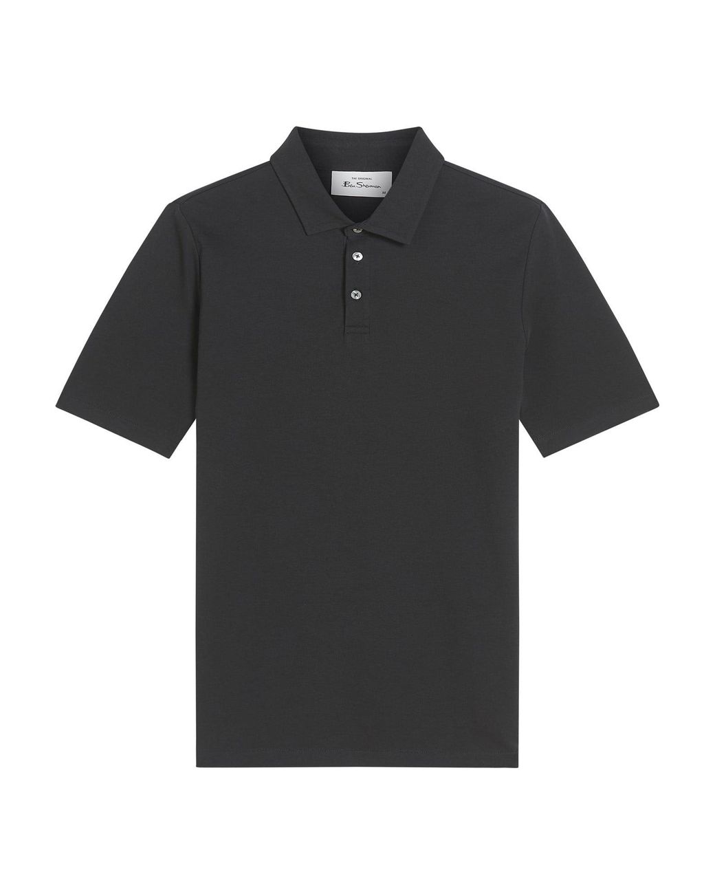 Ben Sherman Blue Short Sleeve Smart Tailored Polo In Black for men
