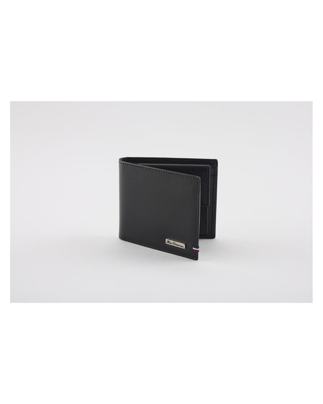 Ben Sherman White Classic Billfold Leather Wallet In for men