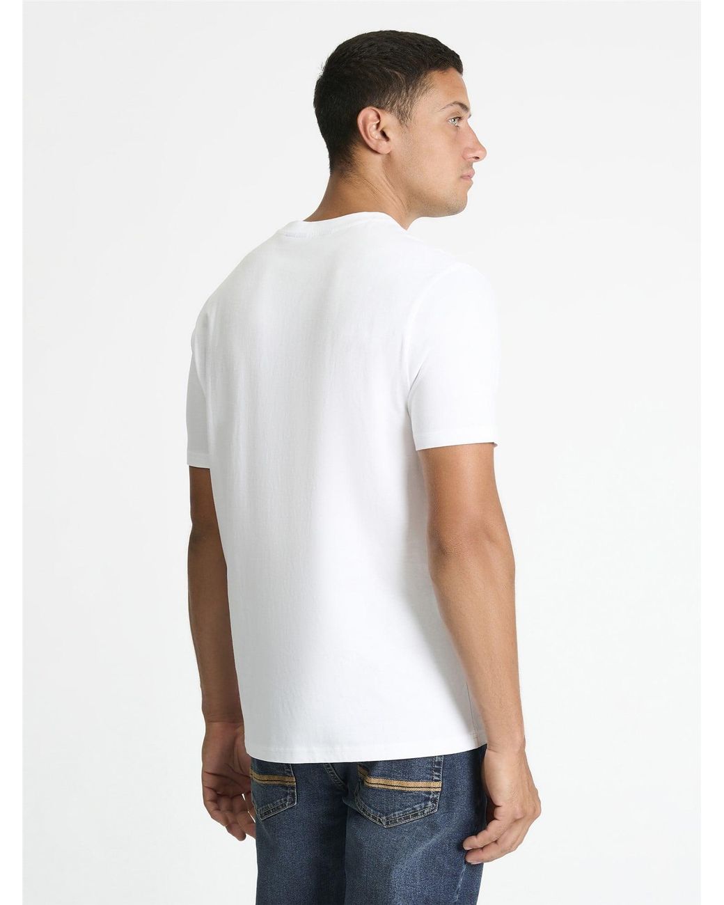 Ben Sherman The Busker Tee In White for men