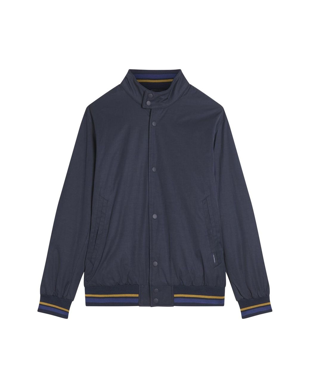 Ben Sherman Blue Sports Harrington In Dark Navy for men